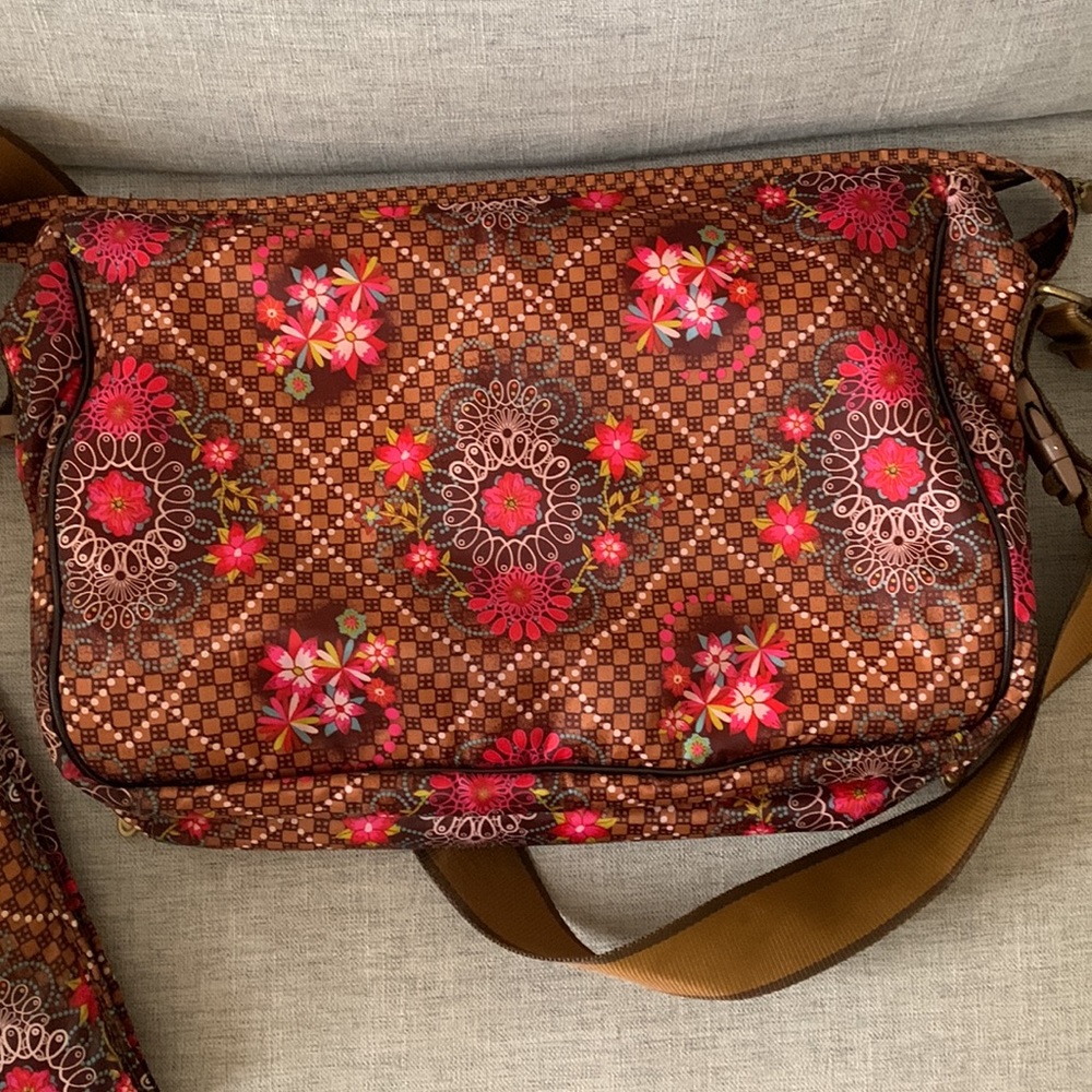 Oilily Brown and Pink Baby Bag Set - Picture 2 of 11
